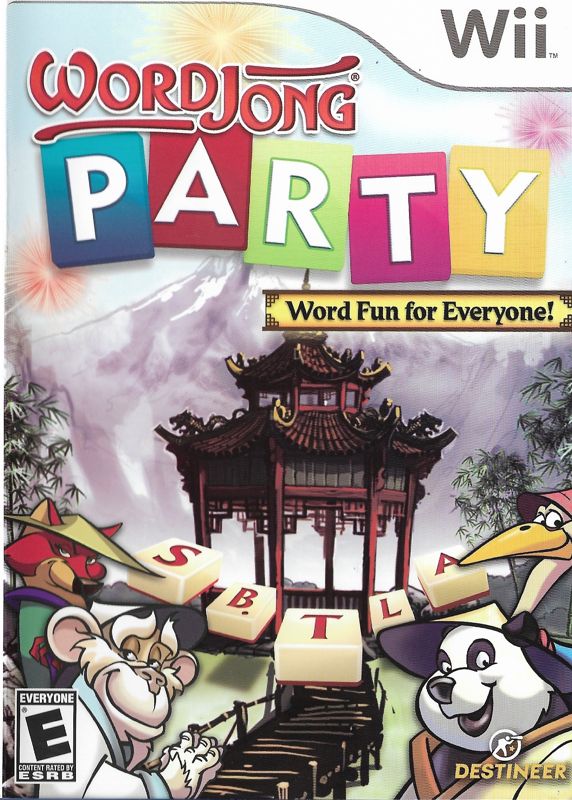 WordJong Party box art for Wii
